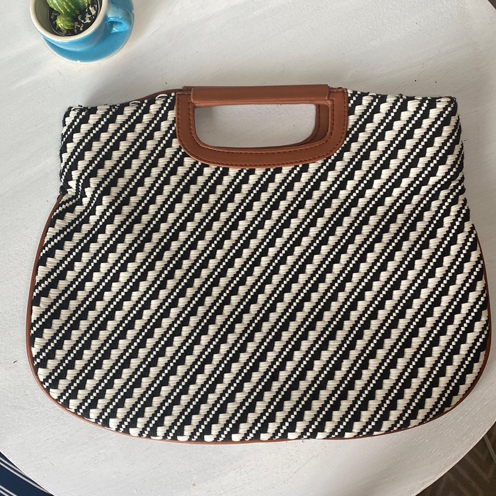 Anthropologie Woven Clutch Bag
